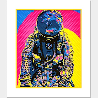 Retro Astronaut Art gift Posters and Art